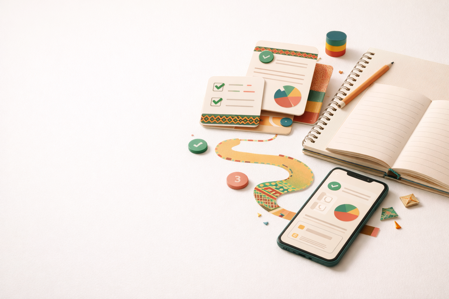 Young Ethiopian people learning together